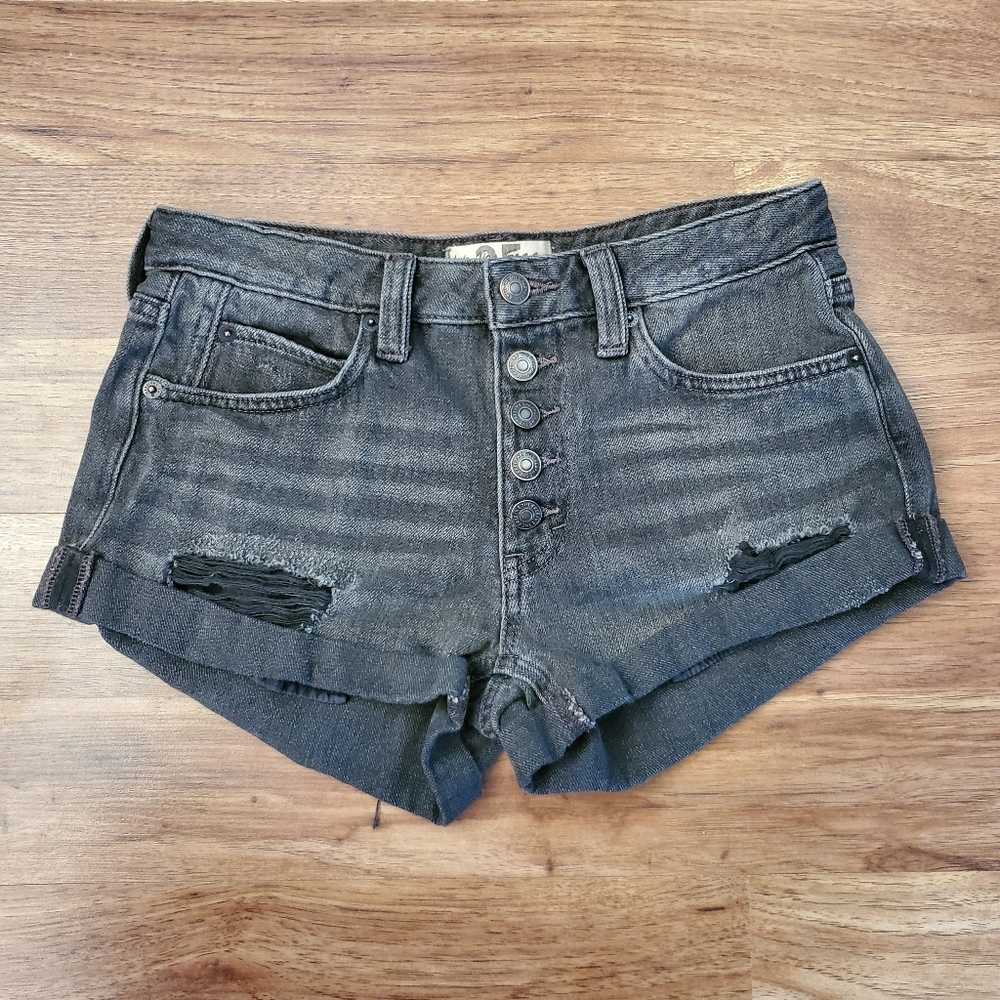 We The Free Size 25 Button Fly Jean Shorts